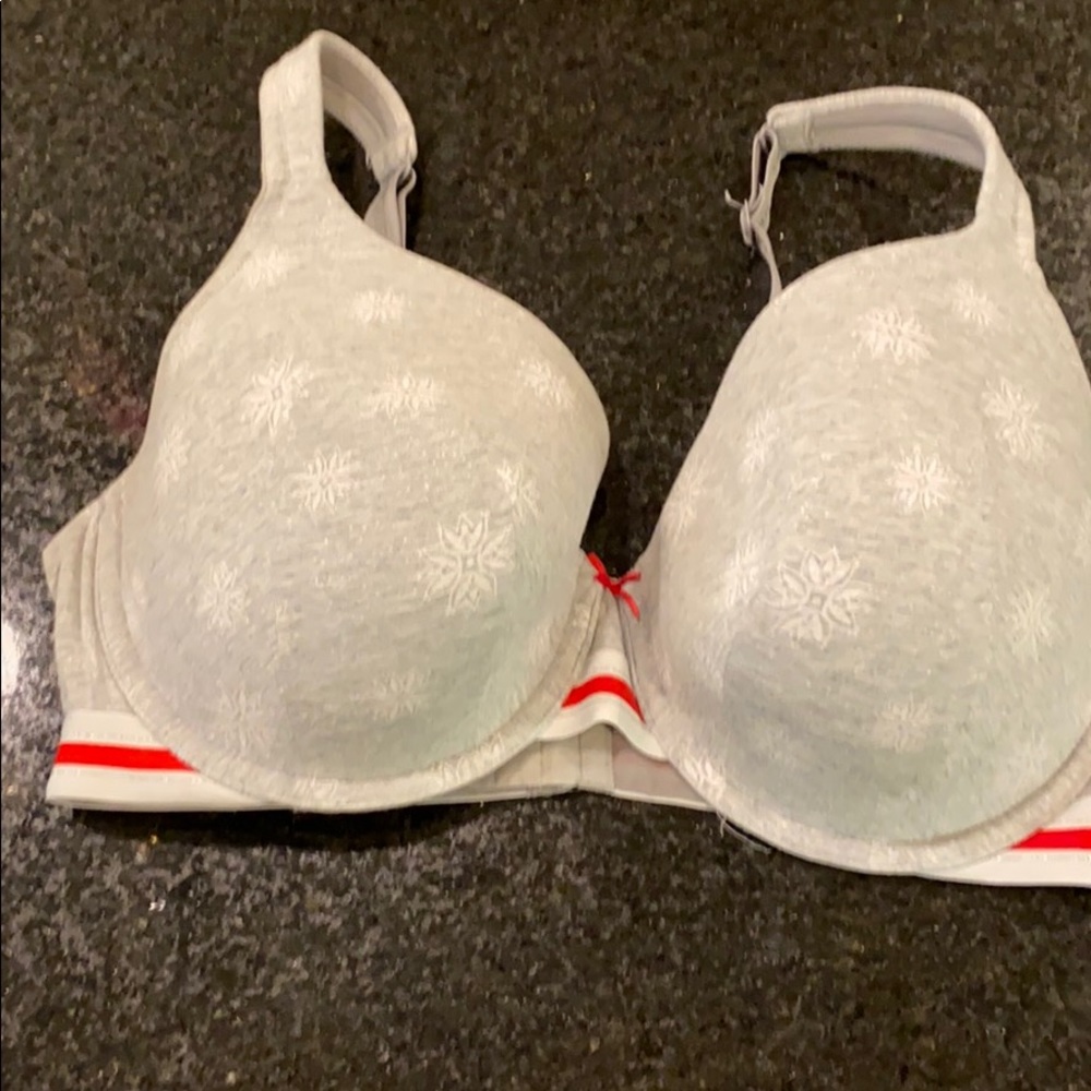 Cacique 40 DDD Gray bra EUC